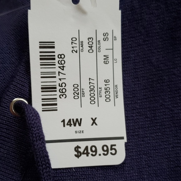 NWT CJ Banks short sleeve sweater - Picture 4 of 4